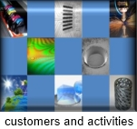 Q-Sys, link to the page with a desciption of customers and their activities